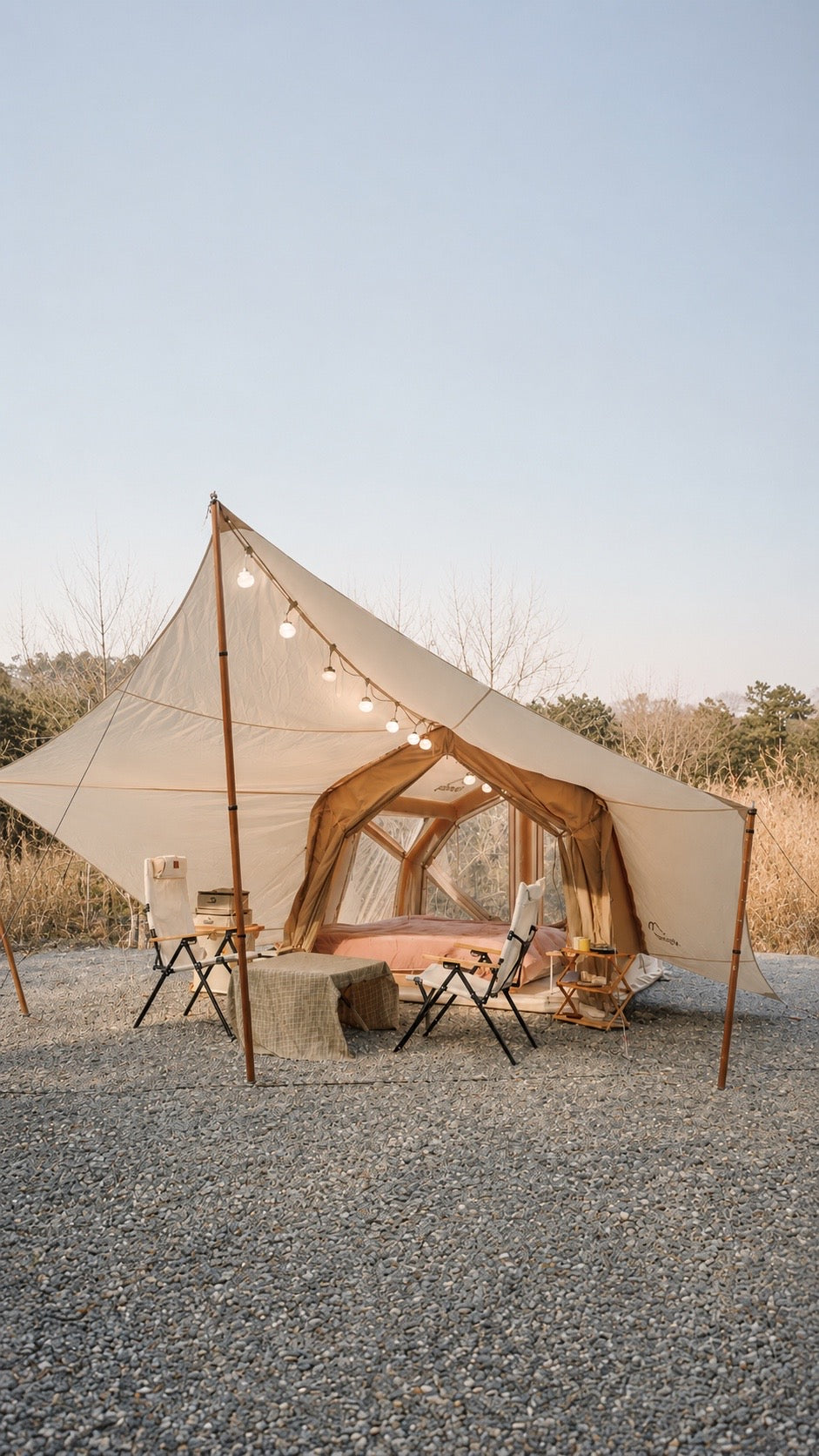 Poste de toldo ajustable Coody